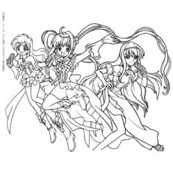 Coloring page: Mermaid Melody: Pichi Pichi Pitch (Cartoons) #53647 - Printable coloring pages