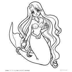 Coloring page: Mermaid Melody: Pichi Pichi Pitch (Cartoons) #53650 - Free Printable Coloring Pages