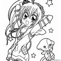 Coloring page: Mermaid Melody: Pichi Pichi Pitch (Cartoons) #53678 - Free Printable Coloring Pages