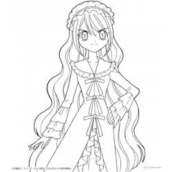 Coloring page: Mermaid Melody: Pichi Pichi Pitch (Cartoons) #53749 - Free Printable Coloring Pages