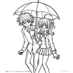 Coloring page: Mermaid Melody: Pichi Pichi Pitch (Cartoons) #53775 - Free Printable Coloring Pages