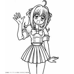 Coloring page: Mermaid Melody: Pichi Pichi Pitch (Cartoons) #53788 - Free Printable Coloring Pages
