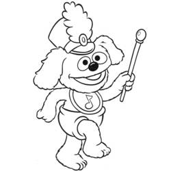Coloring page: Muppets (Cartoons) #31881 - Printable coloring pages