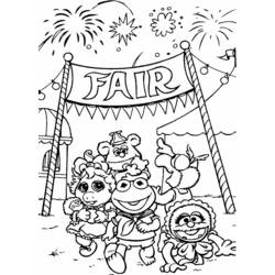 Coloring page: Muppets (Cartoons) #31931 - Free Printable Coloring Pages