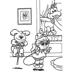 Coloring page: Muppets (Cartoons) #31941 - Printable coloring pages