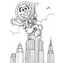 Coloring page: Muppets (Cartoons) #31987 - Free Printable Coloring Pages