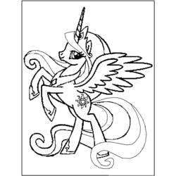 Coloring page: My Little Pony (Cartoons) #41858 - Free Printable Coloring Pages