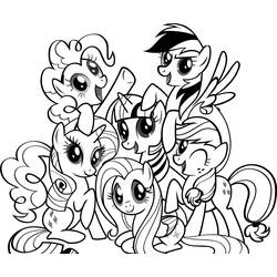 Coloring page: My Little Pony (Cartoons) #41861 - Free Printable Coloring Pages