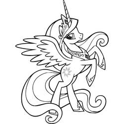 Coloring page: My Little Pony (Cartoons) #41873 - Free Printable Coloring Pages