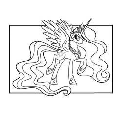 Coloring page: My Little Pony (Cartoons) #41885 - Free Printable Coloring Pages