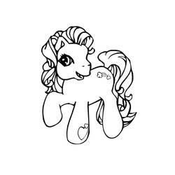 Coloring page: My Little Pony (Cartoons) #41887 - Free Printable Coloring Pages