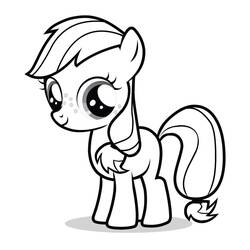 Coloring page: My Little Pony (Cartoons) #41893 - Free Printable Coloring Pages