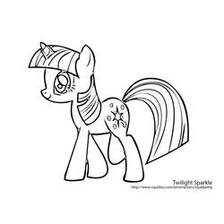 Coloring page: My Little Pony (Cartoons) #41894 - Free Printable Coloring Pages