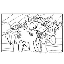 Coloring page: My Little Pony (Cartoons) #41899 - Free Printable Coloring Pages