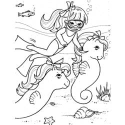 Coloring page: My Little Pony (Cartoons) #41906 - Free Printable Coloring Pages