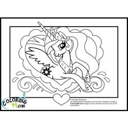 Coloring page: My Little Pony (Cartoons) #41911 - Free Printable Coloring Pages