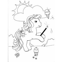 Coloring page: My Little Pony (Cartoons) #41913 - Free Printable Coloring Pages