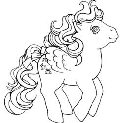 Coloring page: My Little Pony (Cartoons) #41930 - Free Printable Coloring Pages