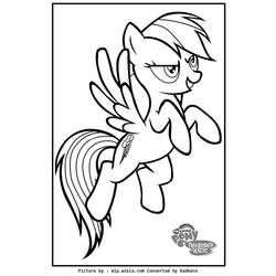 Coloring page: My Little Pony (Cartoons) #41969 - Free Printable Coloring Pages