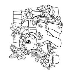 Coloring page: My Little Pony (Cartoons) #41989 - Free Printable Coloring Pages
