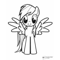 Coloring page: My Little Pony (Cartoons) #41998 - Printable coloring pages