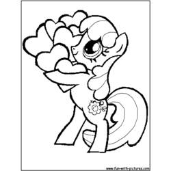 Coloring page: My Little Pony (Cartoons) #42050 - Free Printable Coloring Pages