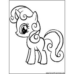 Coloring page: My Little Pony (Cartoons) #42059 - Free Printable Coloring Pages