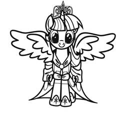 Coloring page: My Little Pony (Cartoons) #42085 - Free Printable Coloring Pages