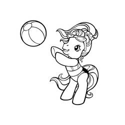 Coloring page: My Little Pony (Cartoons) #42101 - Free Printable Coloring Pages