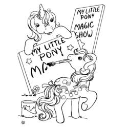 Coloring page: My Little Pony (Cartoons) #42104 - Free Printable Coloring Pages