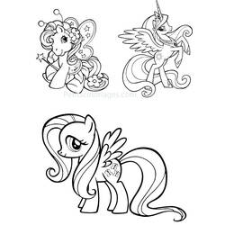Coloring page: My Little Pony (Cartoons) #42108 - Free Printable Coloring Pages