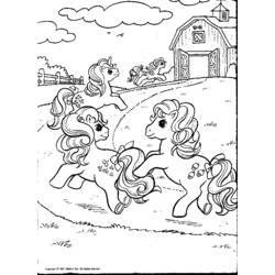 Coloring page: My Little Pony (Cartoons) #42110 - Free Printable Coloring Pages