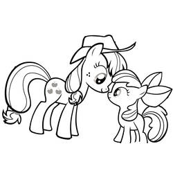 Coloring page: My Little Pony (Cartoons) #42119 - Printable coloring pages