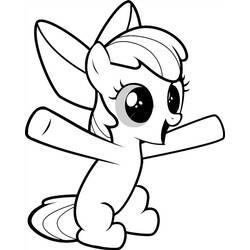 Coloring page: My Little Pony (Cartoons) #42141 - Free Printable Coloring Pages