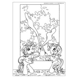 Coloring page: My Little Pony (Cartoons) #42182 - Free Printable Coloring Pages