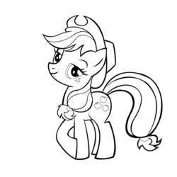 Coloring page: My Little Pony (Cartoons) #42212 - Printable coloring pages