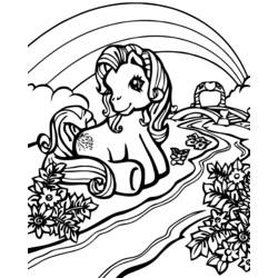 Coloring page: My Little Pony (Cartoons) #42213 - Free Printable Coloring Pages