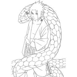 Coloring page: Naruto (Cartoons) #38070 - Free Printable Coloring Pages