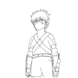 Coloring page: Naruto (Cartoons) #38071 - Free Printable Coloring Pages