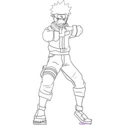 Coloring page: Naruto (Cartoons) #38120 - Printable coloring pages