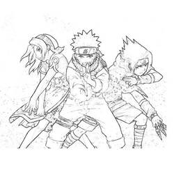Coloring page: Naruto (Cartoons) #38126 - Printable coloring pages