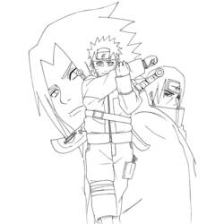 Coloring page: Naruto (Cartoons) #38230 - Free Printable Coloring Pages