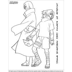 Coloring page: Naruto (Cartoons) #38318 - Free Printable Coloring Pages