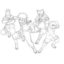 Coloring page: Naruto (Cartoons) #38326 - Free Printable Coloring Pages