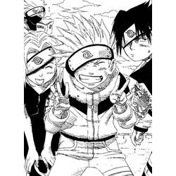 Coloring page: Naruto (Cartoons) #38431 - Free Printable Coloring Pages