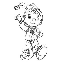 Coloring page: Noddy (Cartoons) #44548 - Printable coloring pages