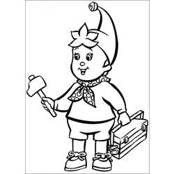 Coloring page: Noddy (Cartoons) #44561 - Free Printable Coloring Pages
