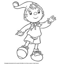 Coloring page: Noddy (Cartoons) #44566 - Printable coloring pages