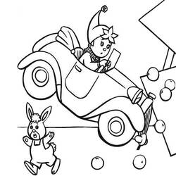 Coloring page: Noddy (Cartoons) #44571 - Printable coloring pages