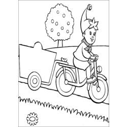 Coloring page: Noddy (Cartoons) #44587 - Free Printable Coloring Pages